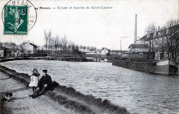 44 Meaux — Ecluse et Scierie de Saint-Lazare 